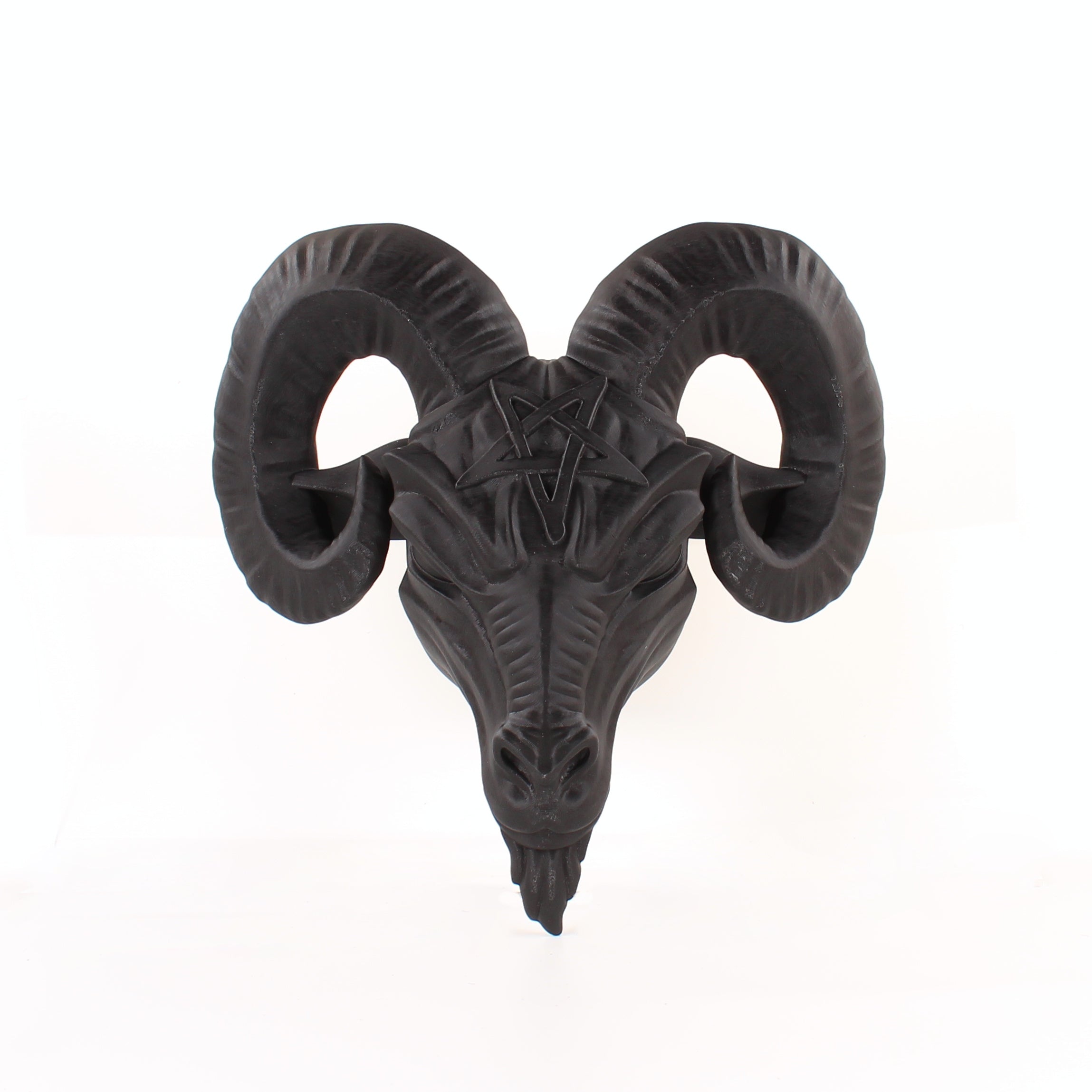 Wall-mounted Baphy head and hands