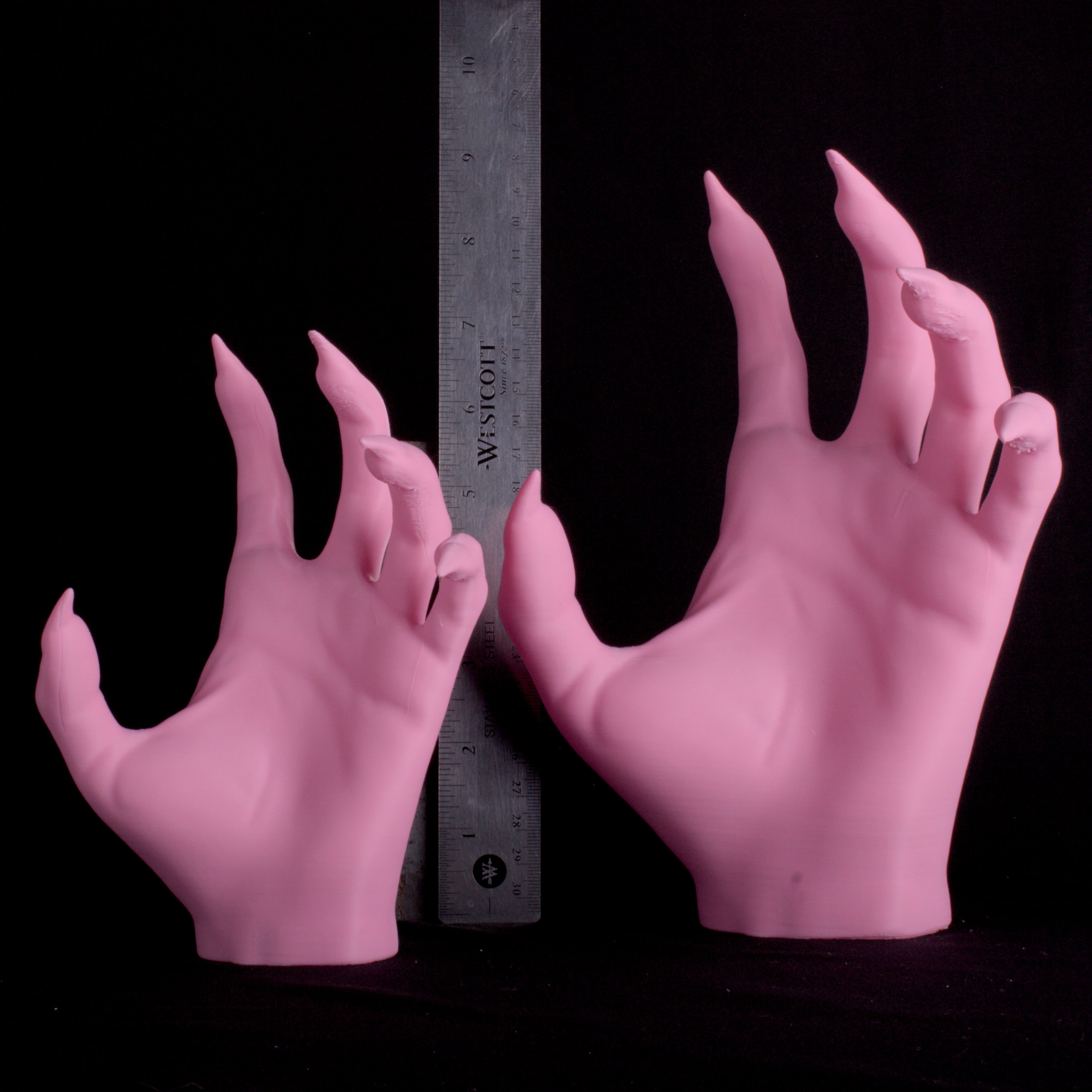 Wall-mounted Monster Hands – Prints of Darkness