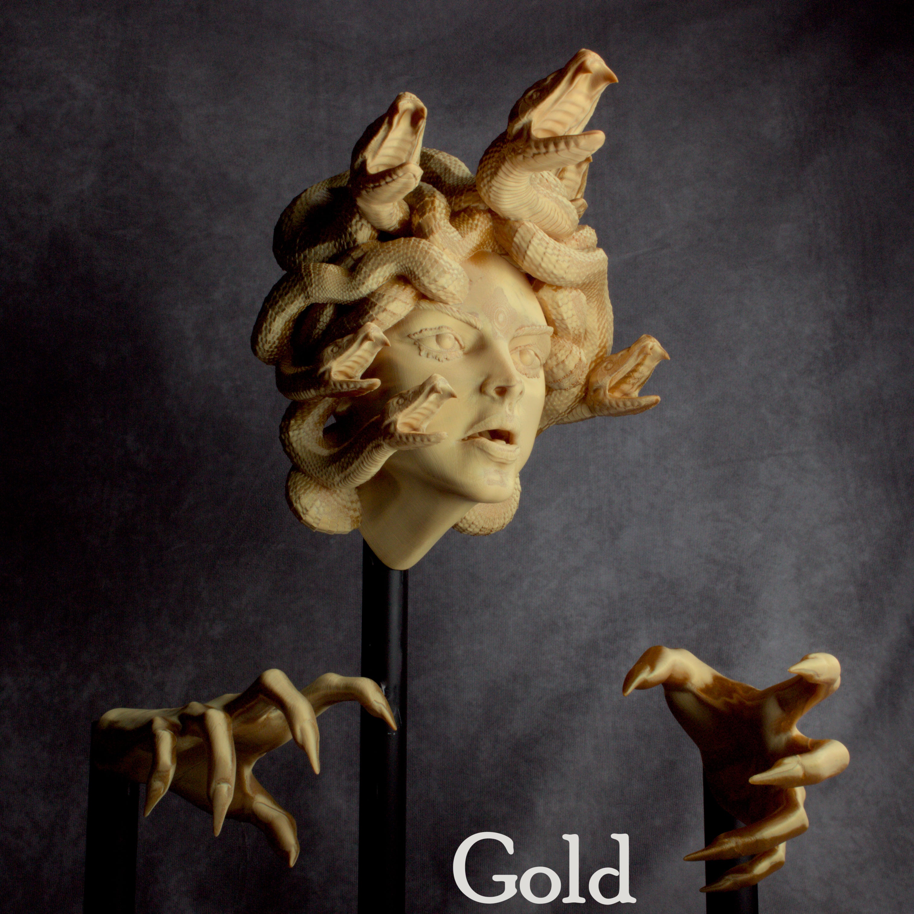 Medusa Wall-Mounted Head and Hands