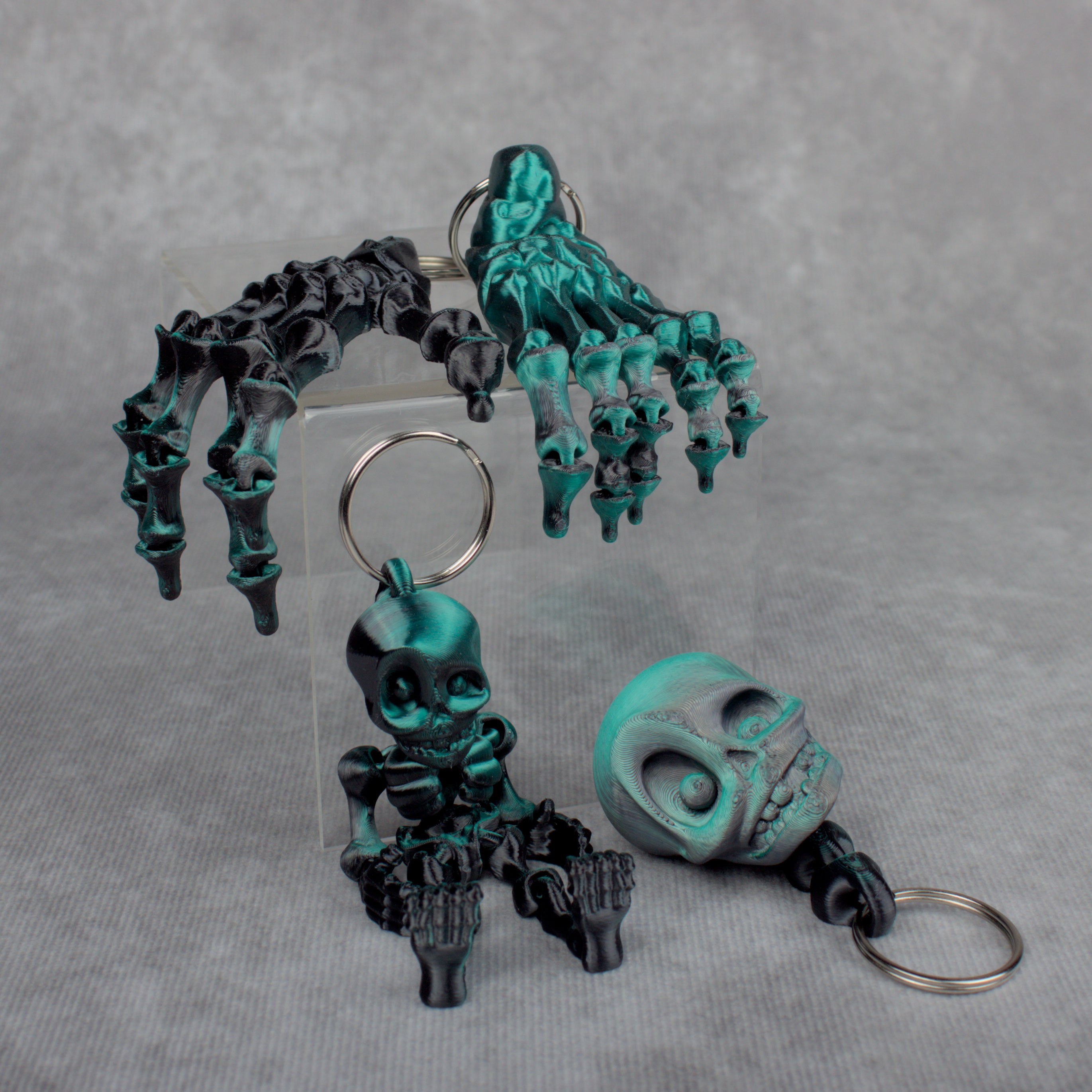 Skeleton Fidget Keychains