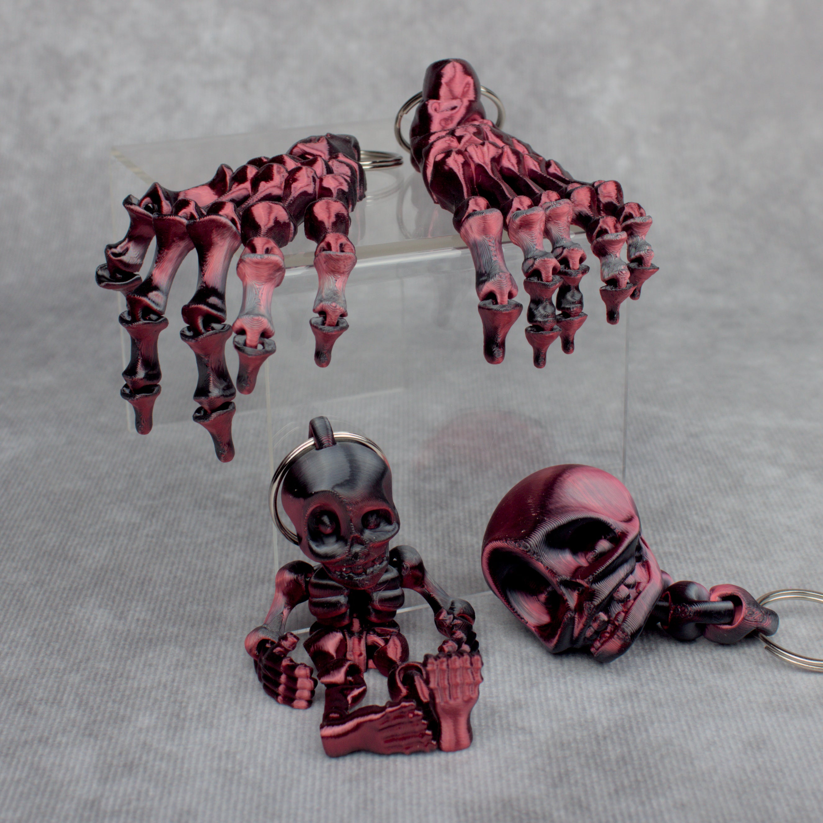Skeleton Fidget Keychains