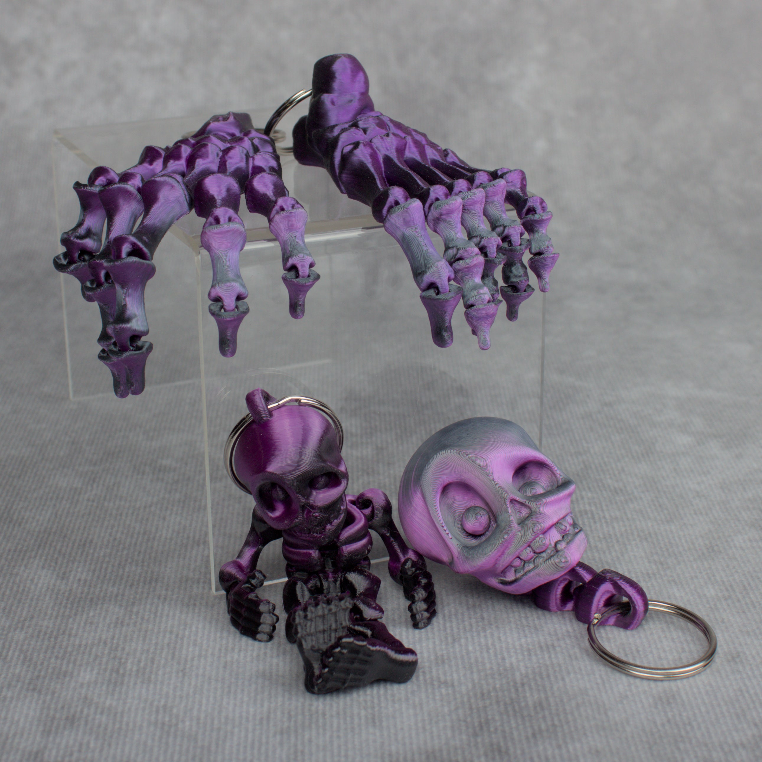 Skeleton Fidget Keychains