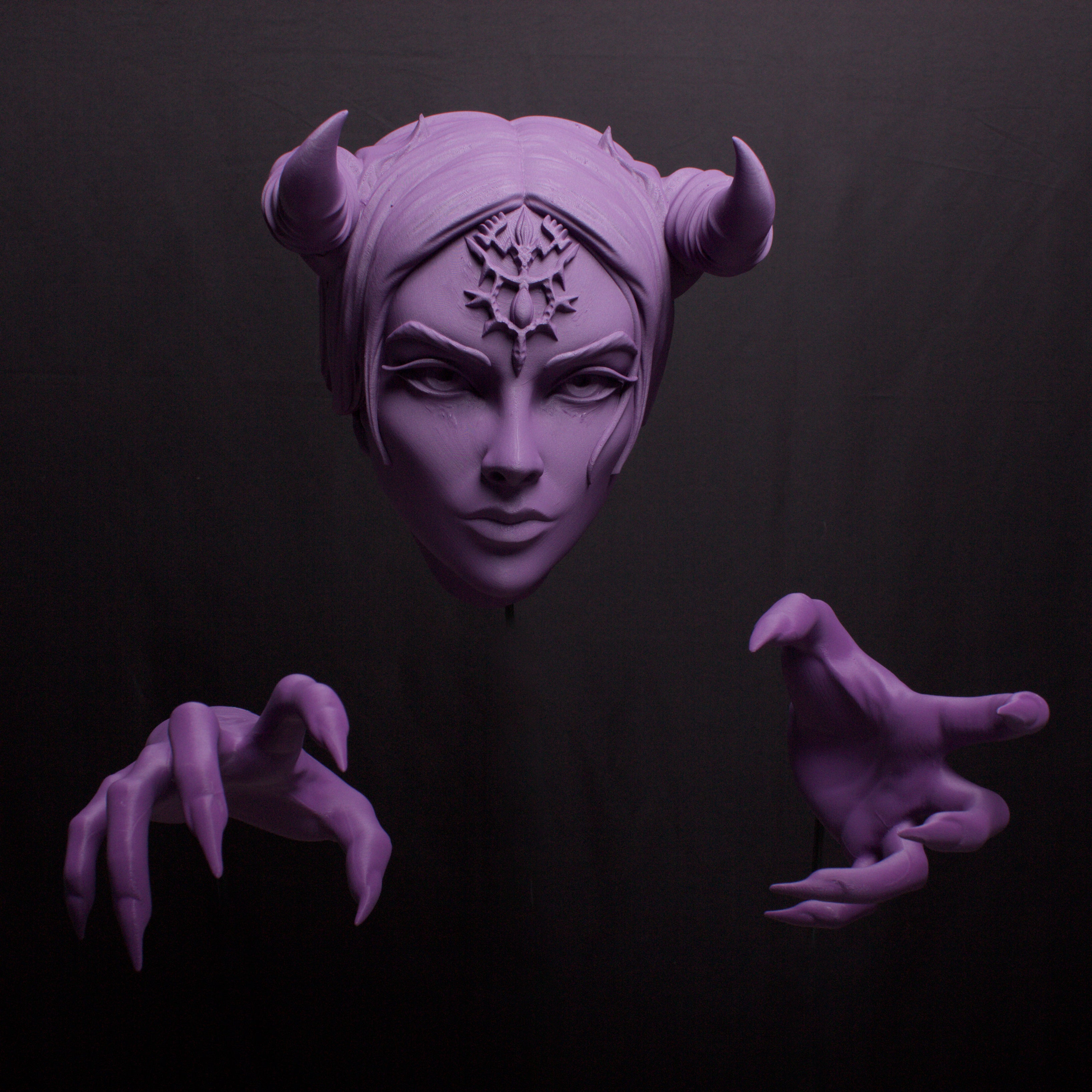 Lilith Wall Mounted Head and Hands