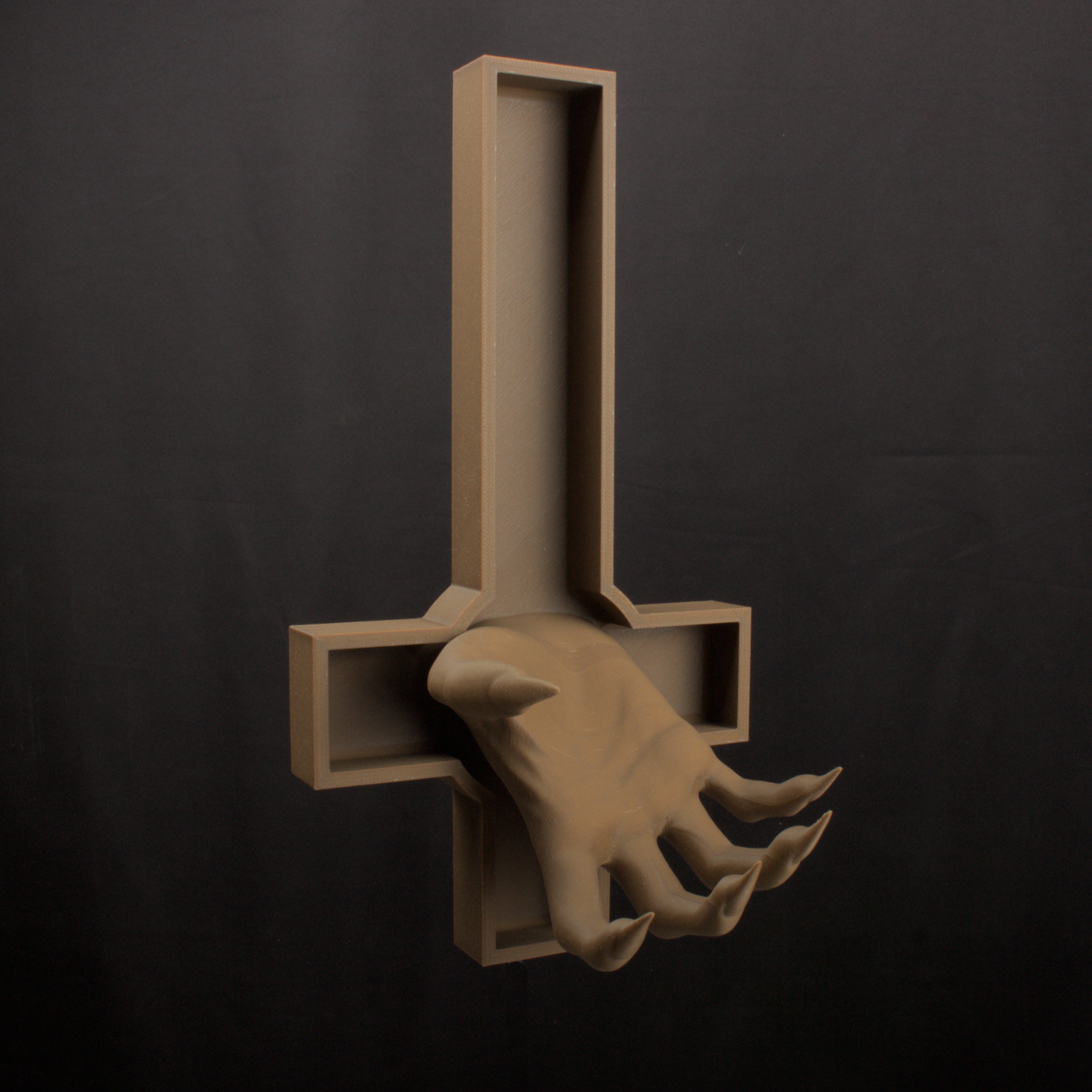 Wall Mounted Inverted Cross