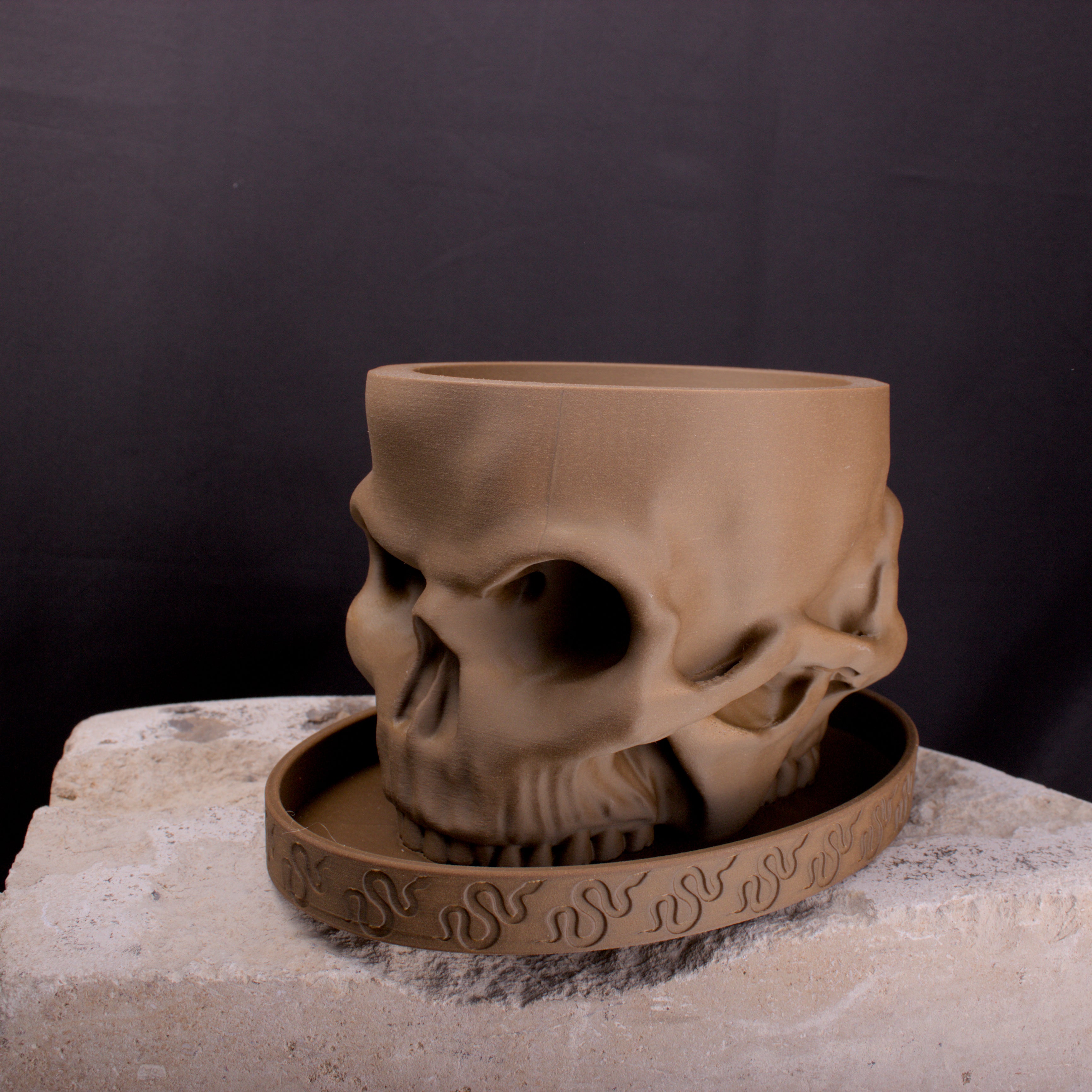 Grim Weeper - Crying Skull Planter
