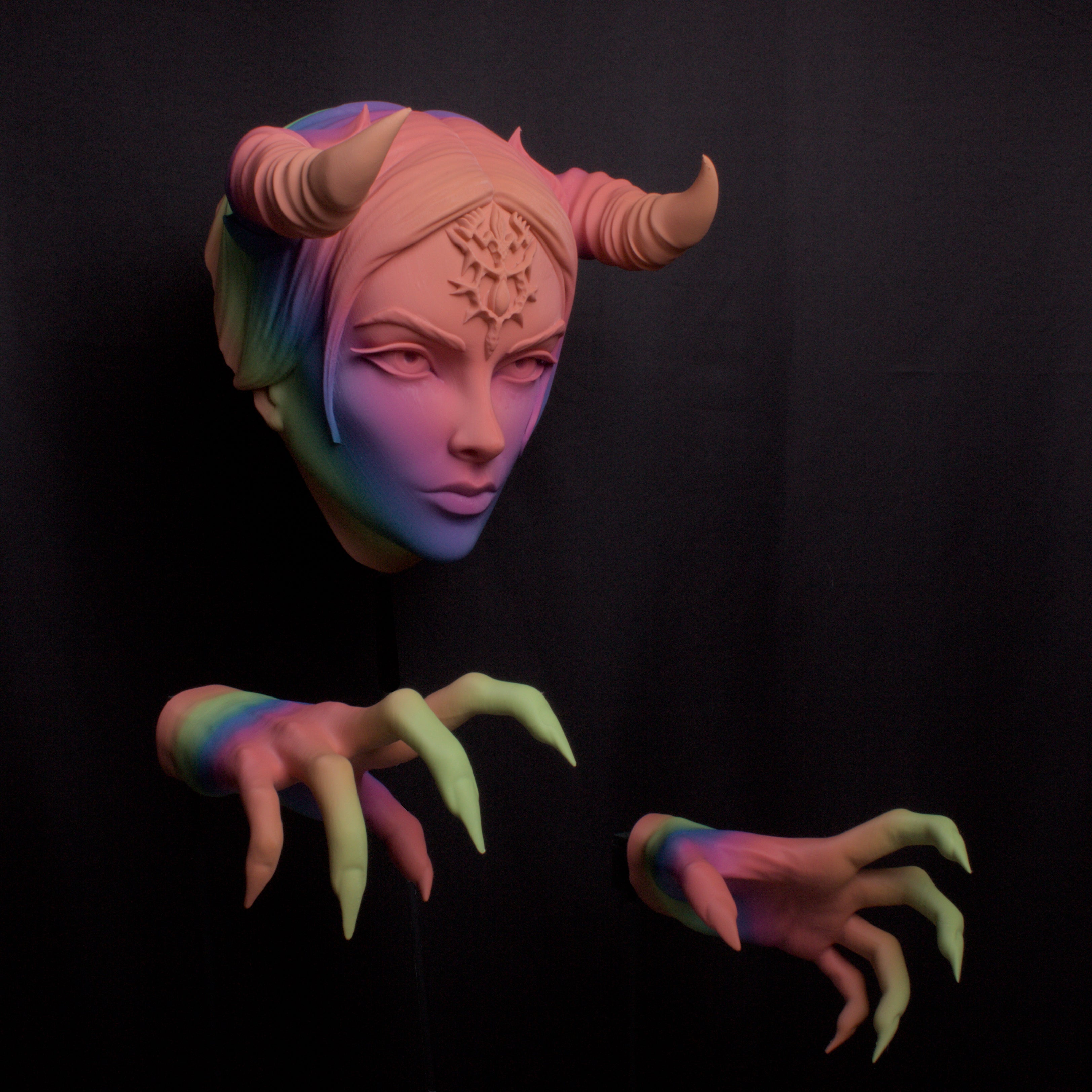 Lilith Wall Mounted Head and Hands