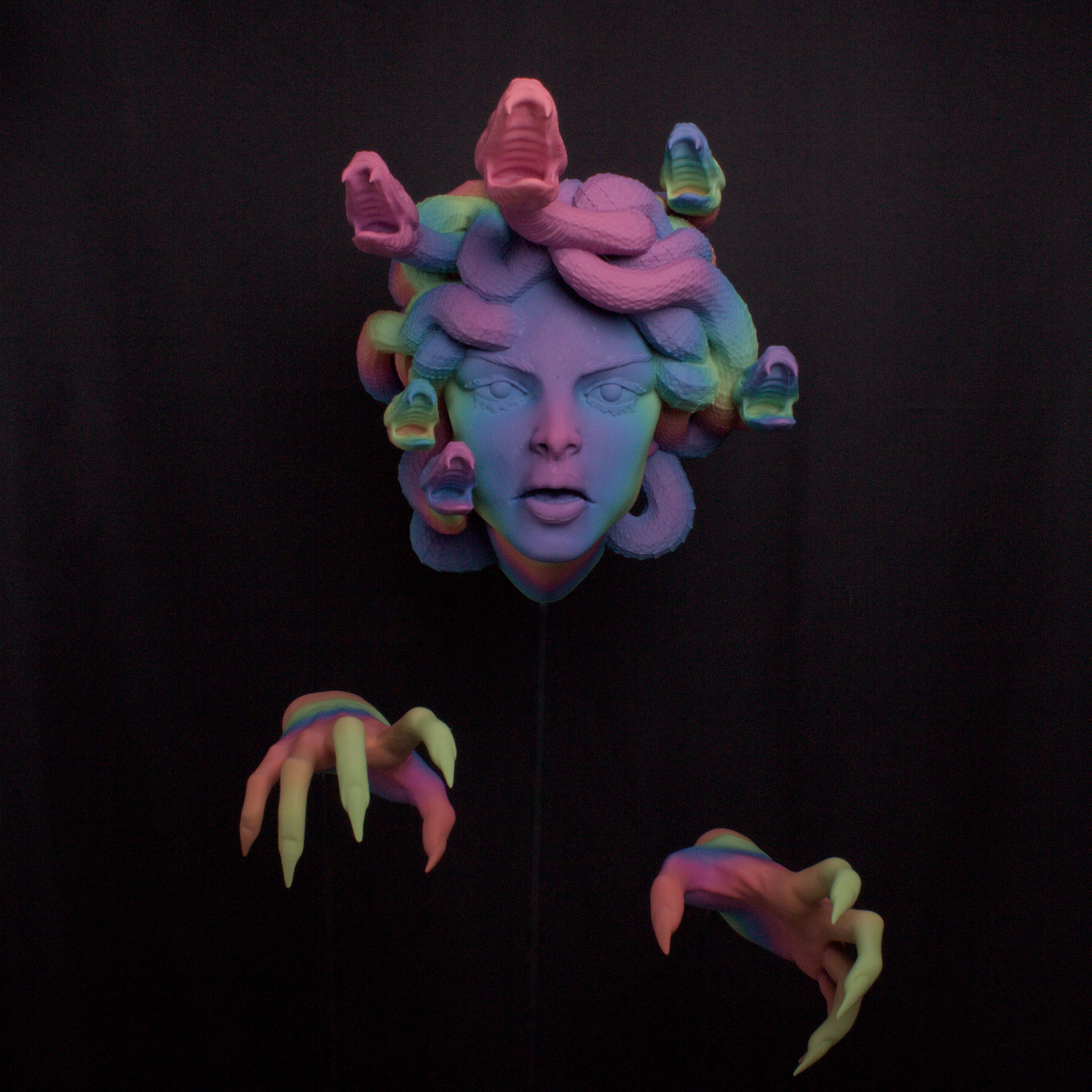 Medusa Wall-Mounted Head and Hands