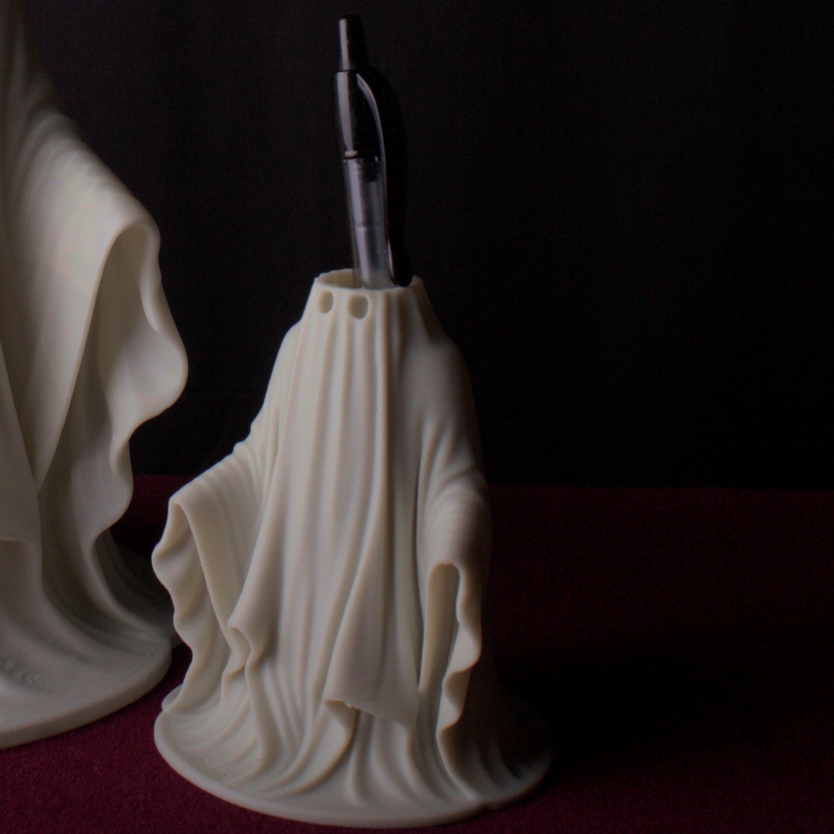 Ghost vase and stylus holder