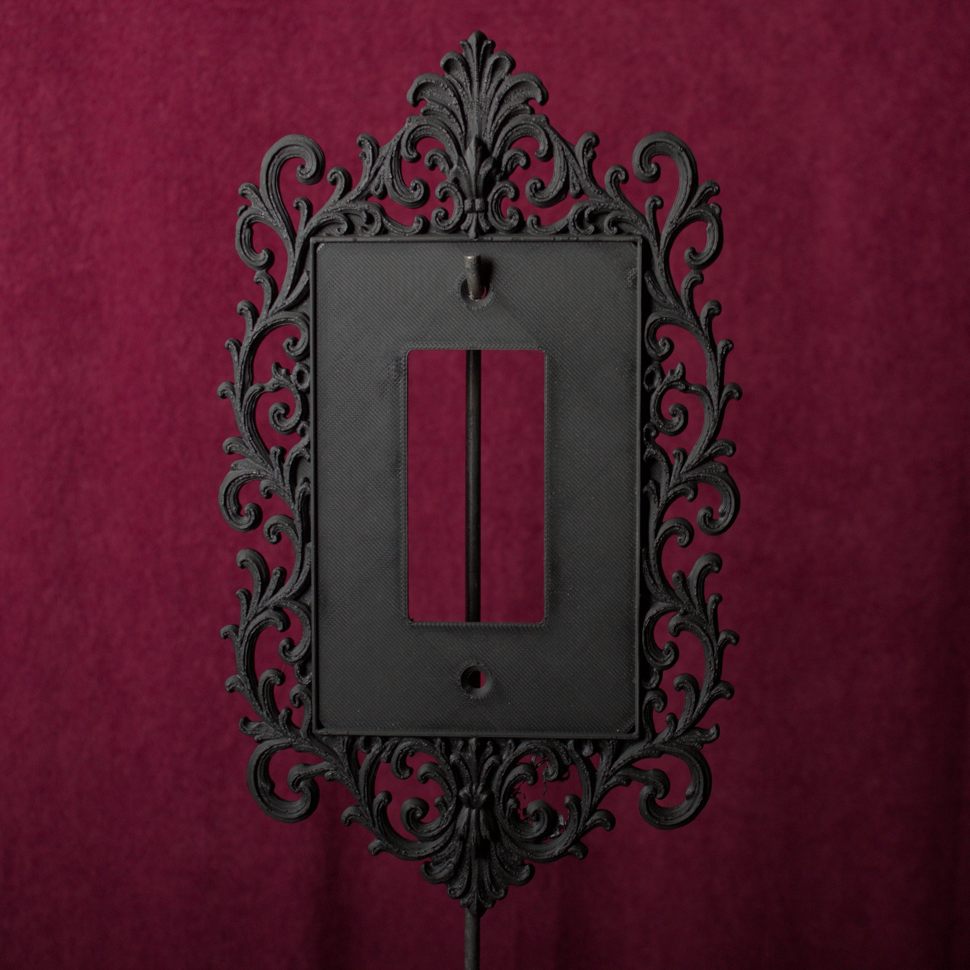 Victorian Gothic Light Switch Covers - a classy touch for your dark wall decor