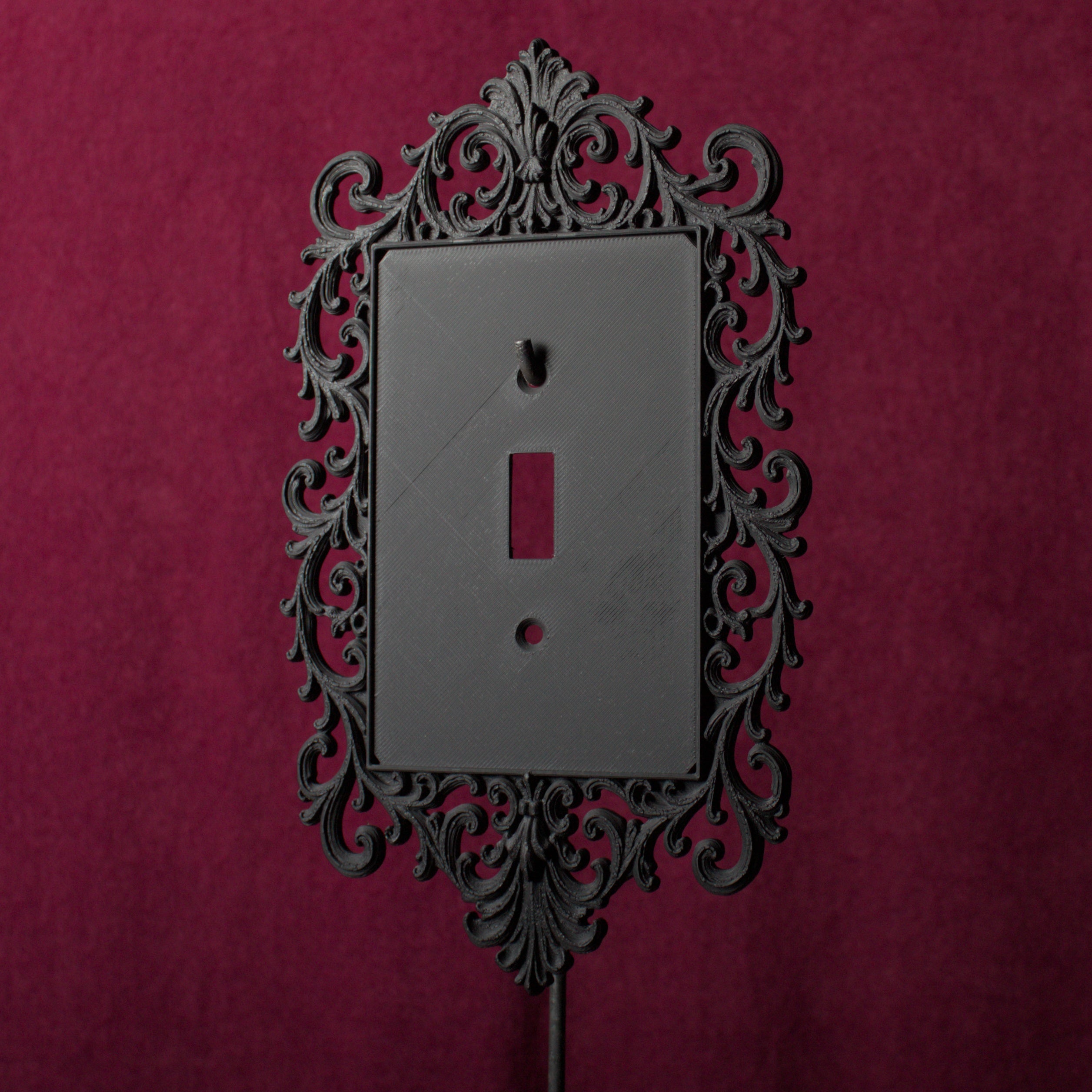Victorian Gothic Light Switch Covers - a classy touch for your dark wall decor