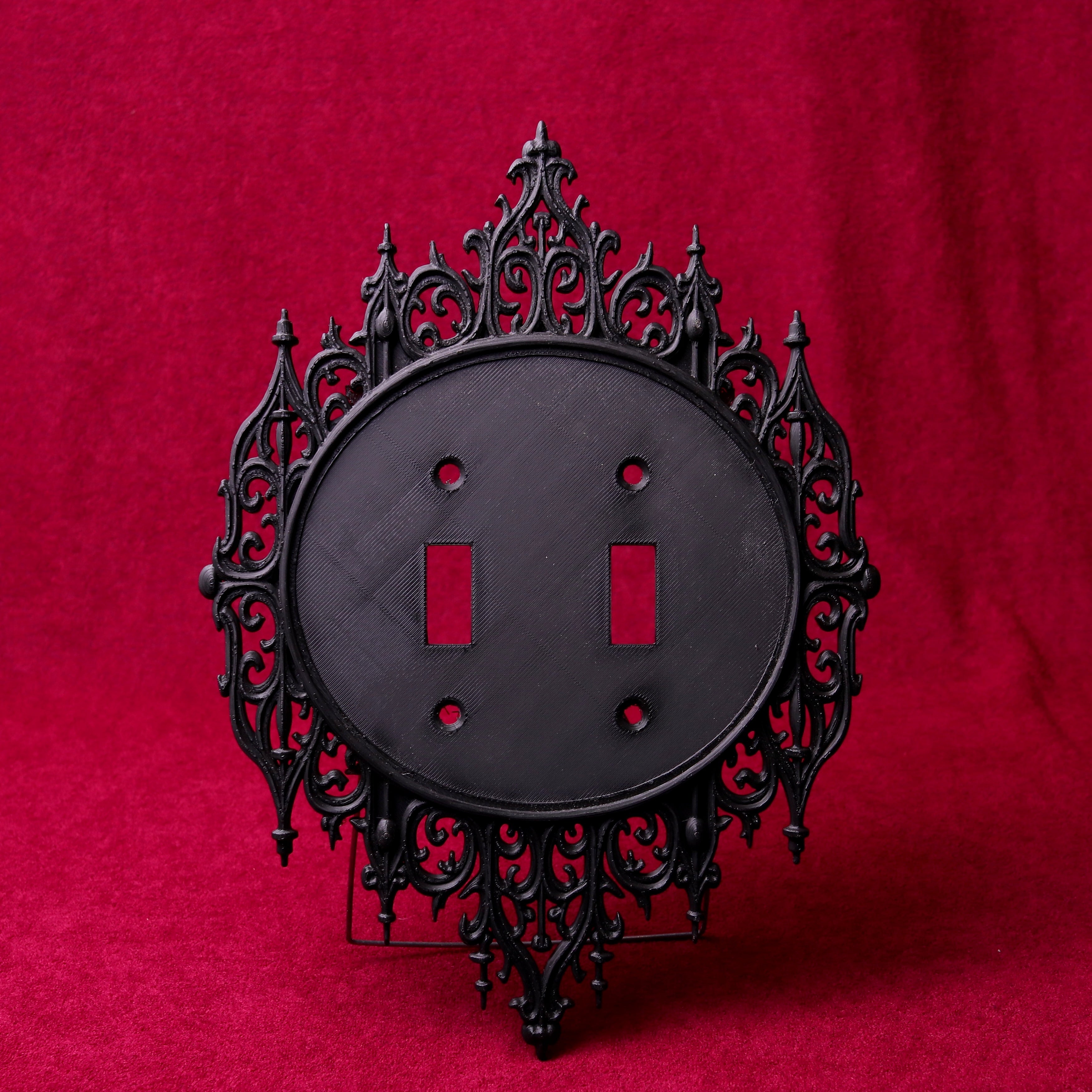 Victorian Gothic Light Switch Covers - a classy touch for your dark wall decor
