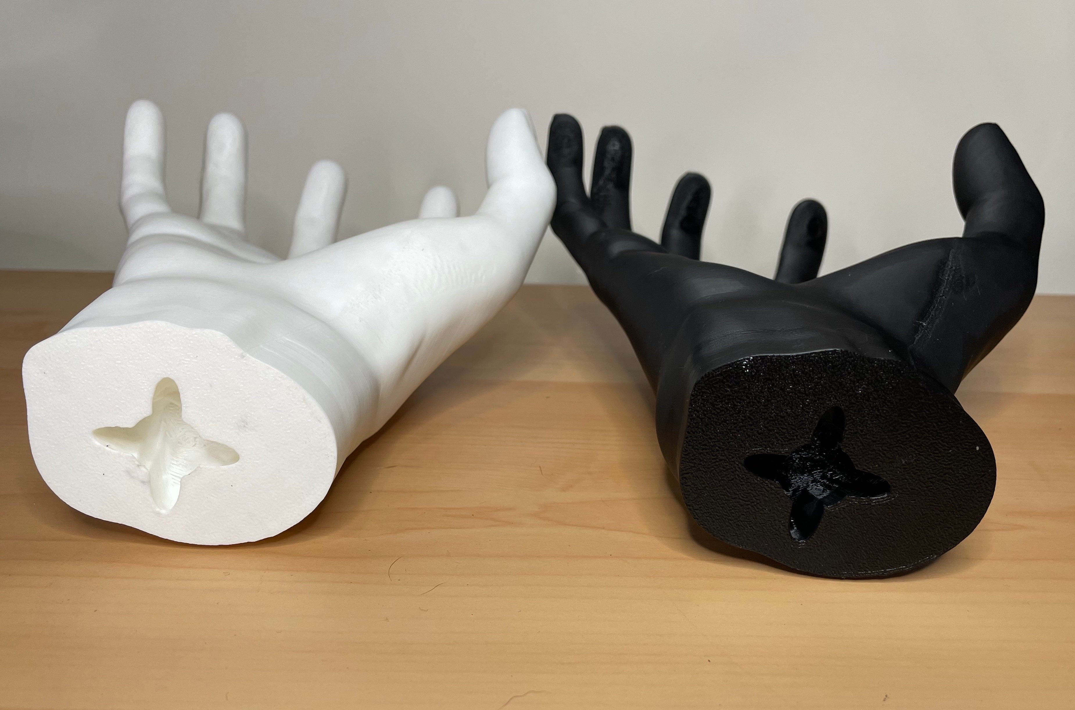 Wall-mounted Human Hands