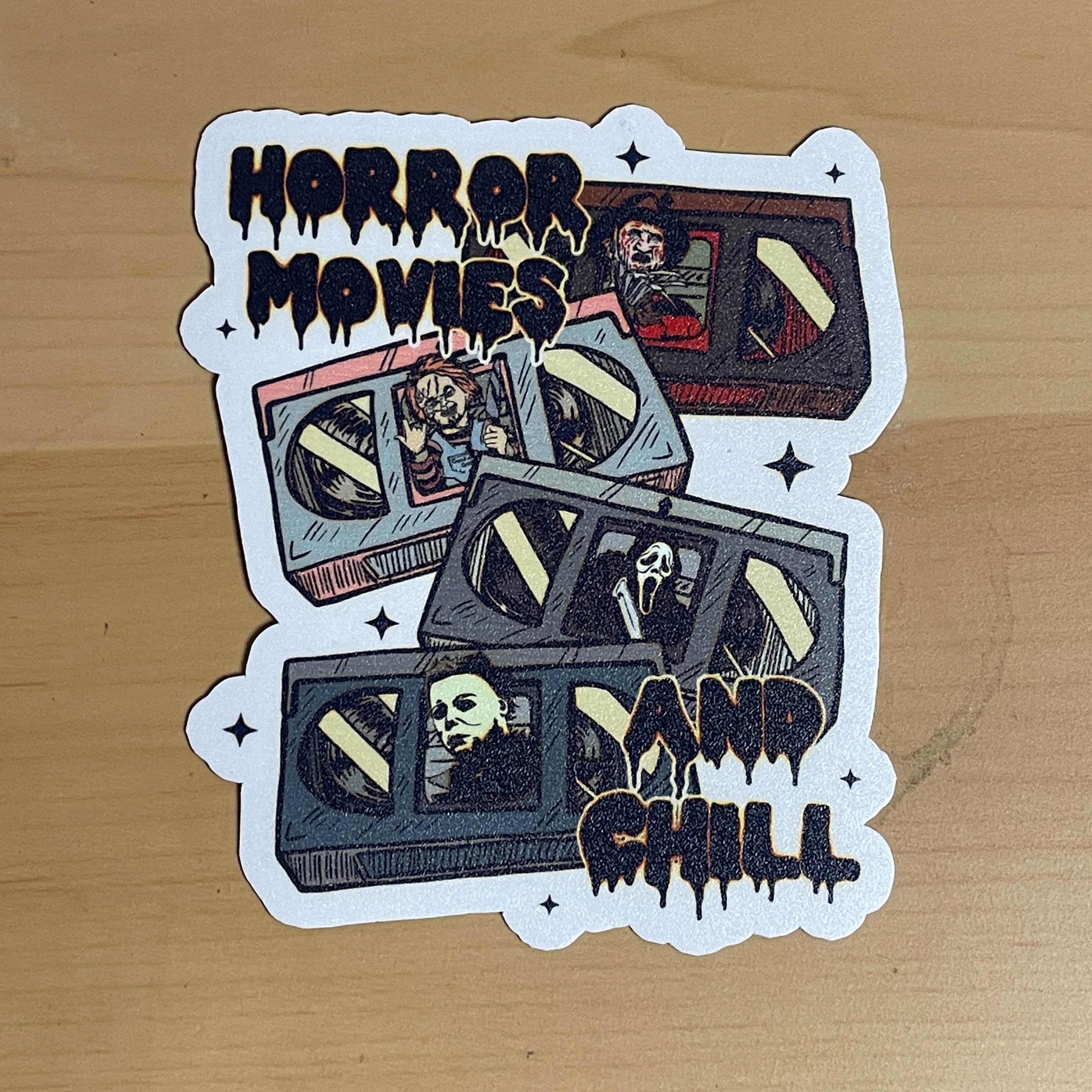 Horror and Dark Humor Stickers - 10 to choose from